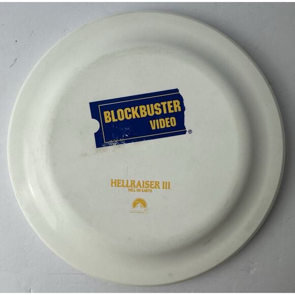 Blockbuster Video Hellraiser III Hell On Earth Promotional 9” Frisbee - Picture 1 of 5